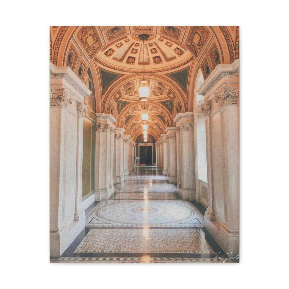 Halls Of The Capitol - Canvas Gallery Wraps - TomiJadePhotos